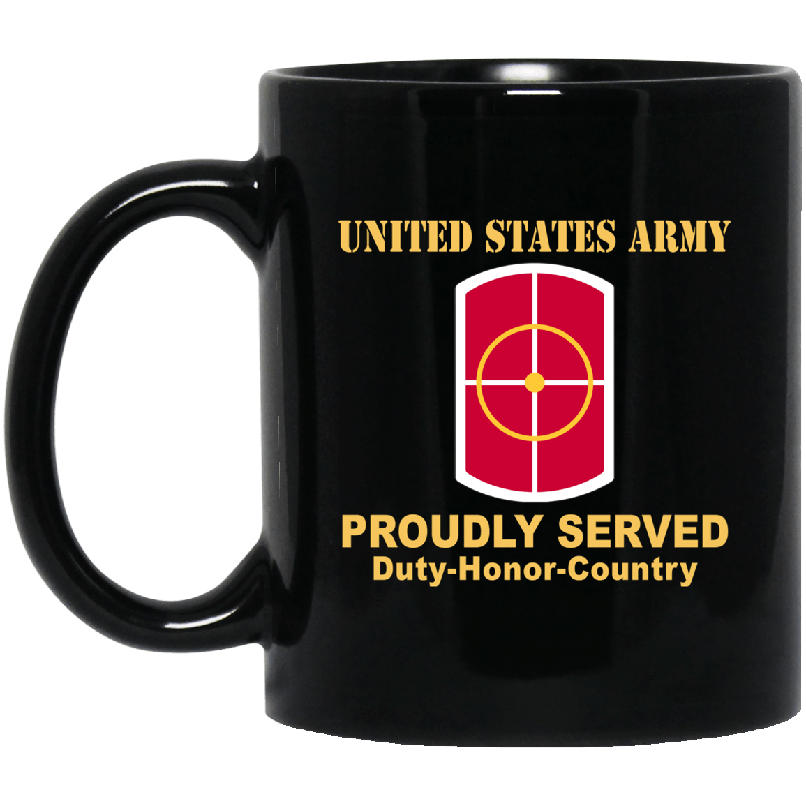 US ARMY 420TH ENGINEER BRIGADE- 11 oz - 15 oz Black Mug-Mug-Army-CSIB-Veterans Nation