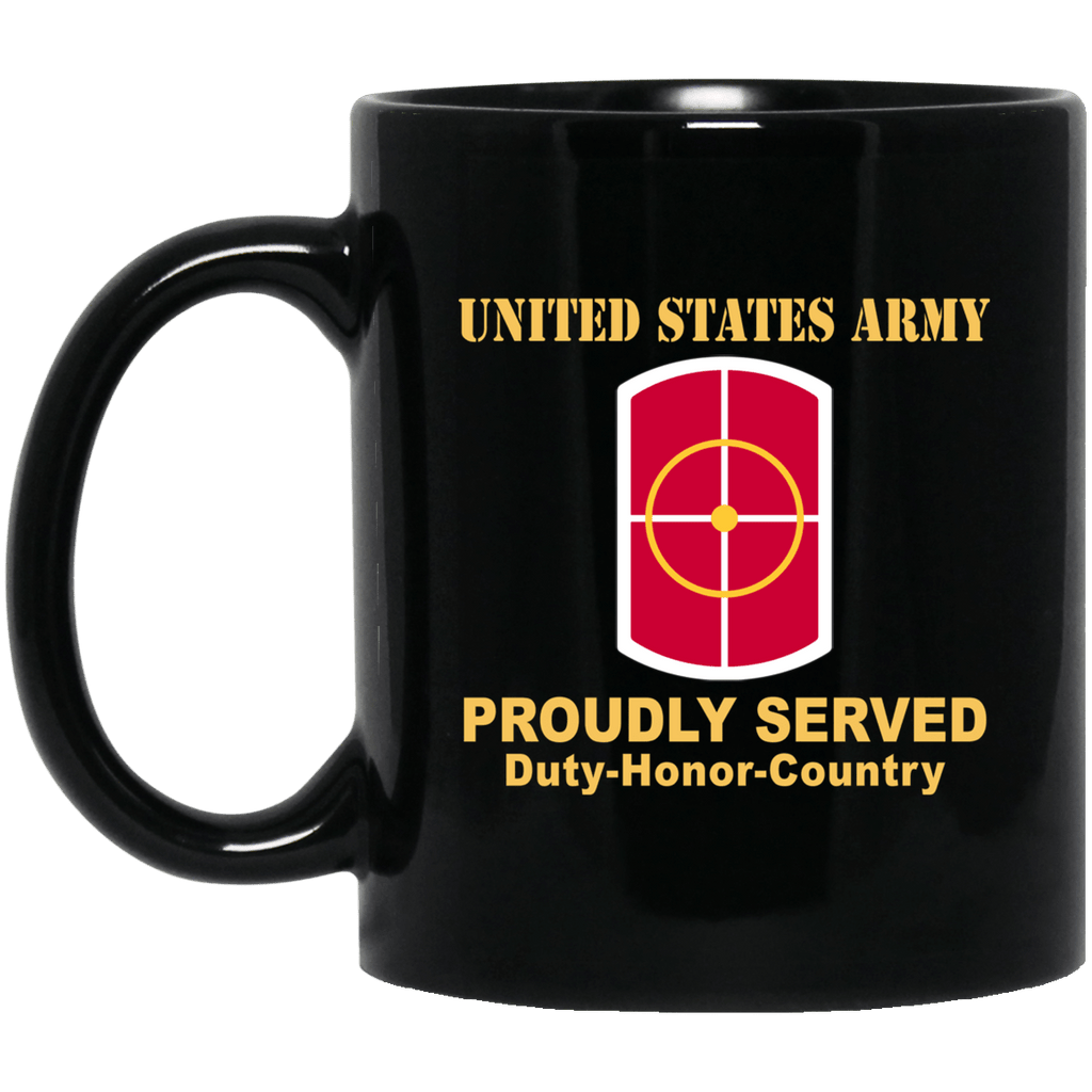 US ARMY 420TH ENGINEER BRIGADE- 11 oz - 15 oz Black Mug-Mug-Army-CSIB-Veterans Nation