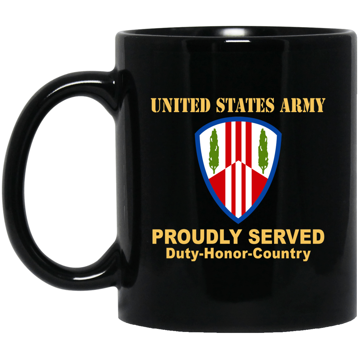 US ARMY 369TH SUSTAINMENT BRIGADE - 11 oz - 15 oz Black Mug-Mug-Army-CSIB-Veterans Nation