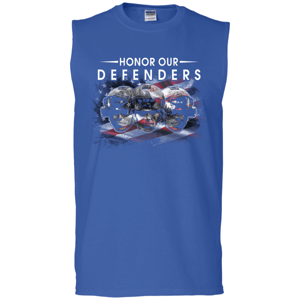 Military T-Shirt "HONOR OUR DEFENDER"-TShirt-General-Veterans Nation