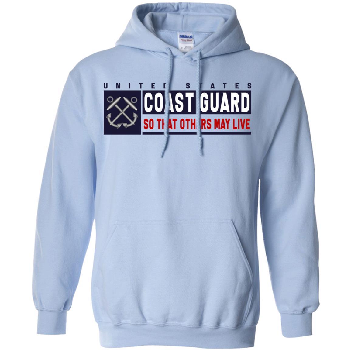 US Coast Guard Boatswains Mate BM Logo- So that others may live Long Sleeve - Pullover Hoodie-TShirt-USCG-Veterans Nation