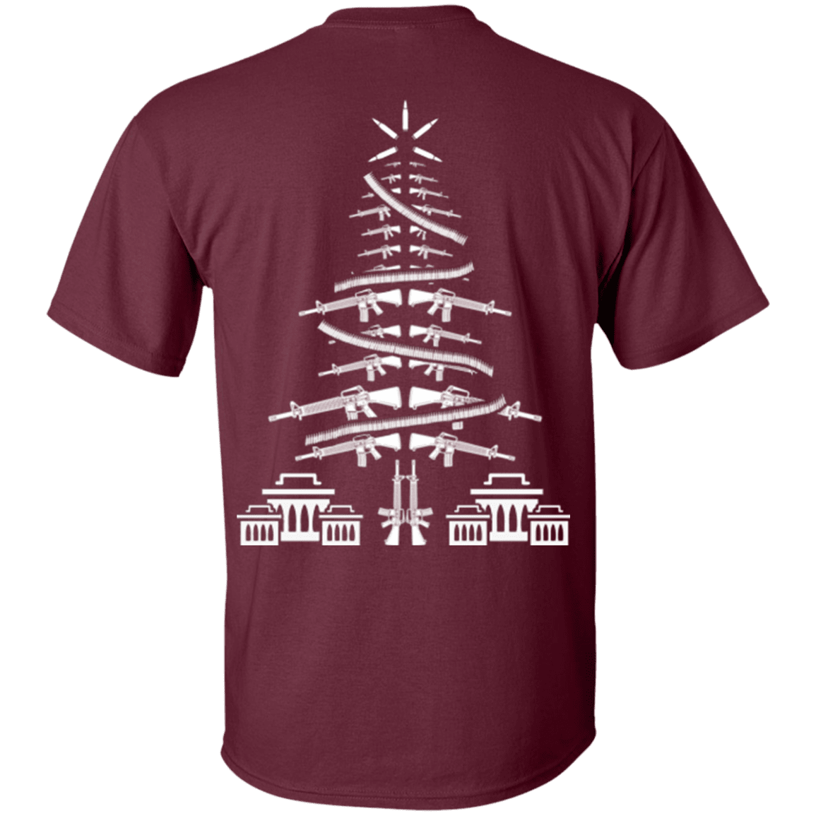 Military T-Shirt "Christmas Tree Veteran"-TShirt-General-Veterans Nation