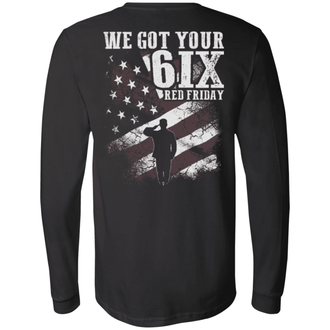 Military T-Shirt "Veteran - We Got Your Six Red Friday"-TShirt-General-Veterans Nation