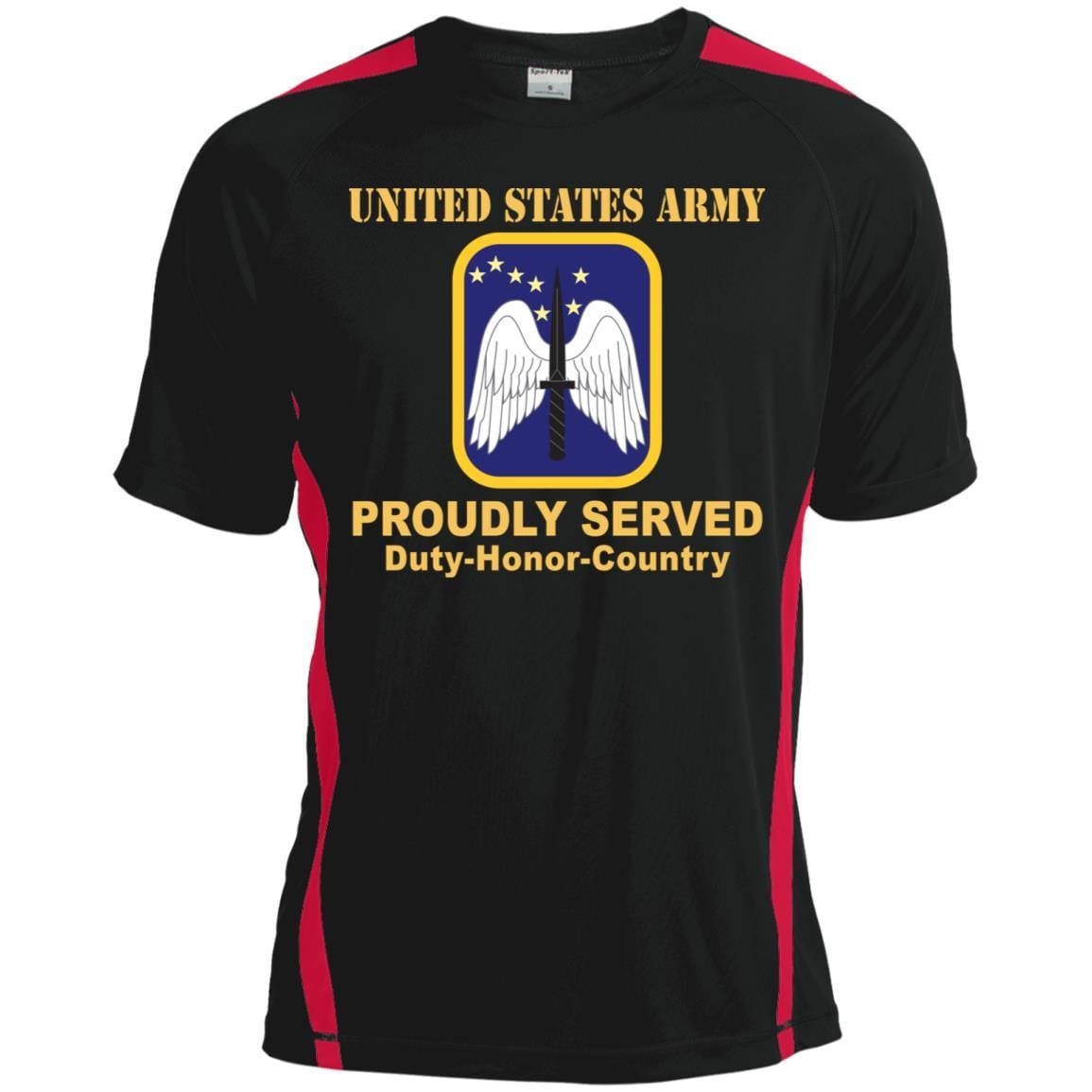 US ARMY 16TH AVIATION BRIGADE- Proudly Served T-Shirt On Front For Men-TShirt-Army-Veterans Nation