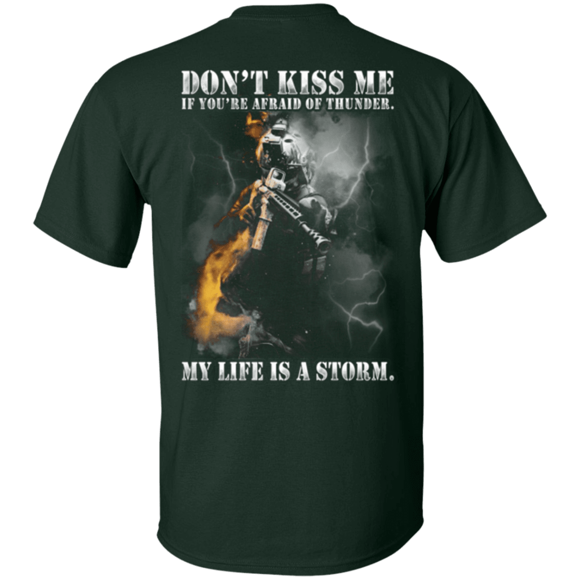 Military T-Shirt "My Life Is Storm Veteran"-TShirt-General-Veterans Nation