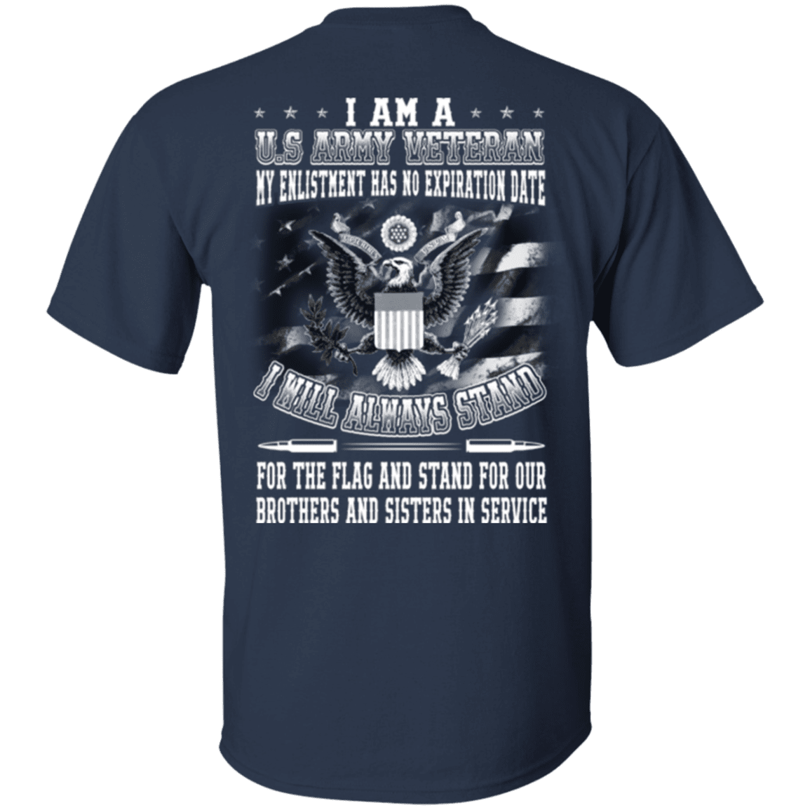 Military T-Shirt "I am A US Amry Veteran"-TShirt-General-Veterans Nation