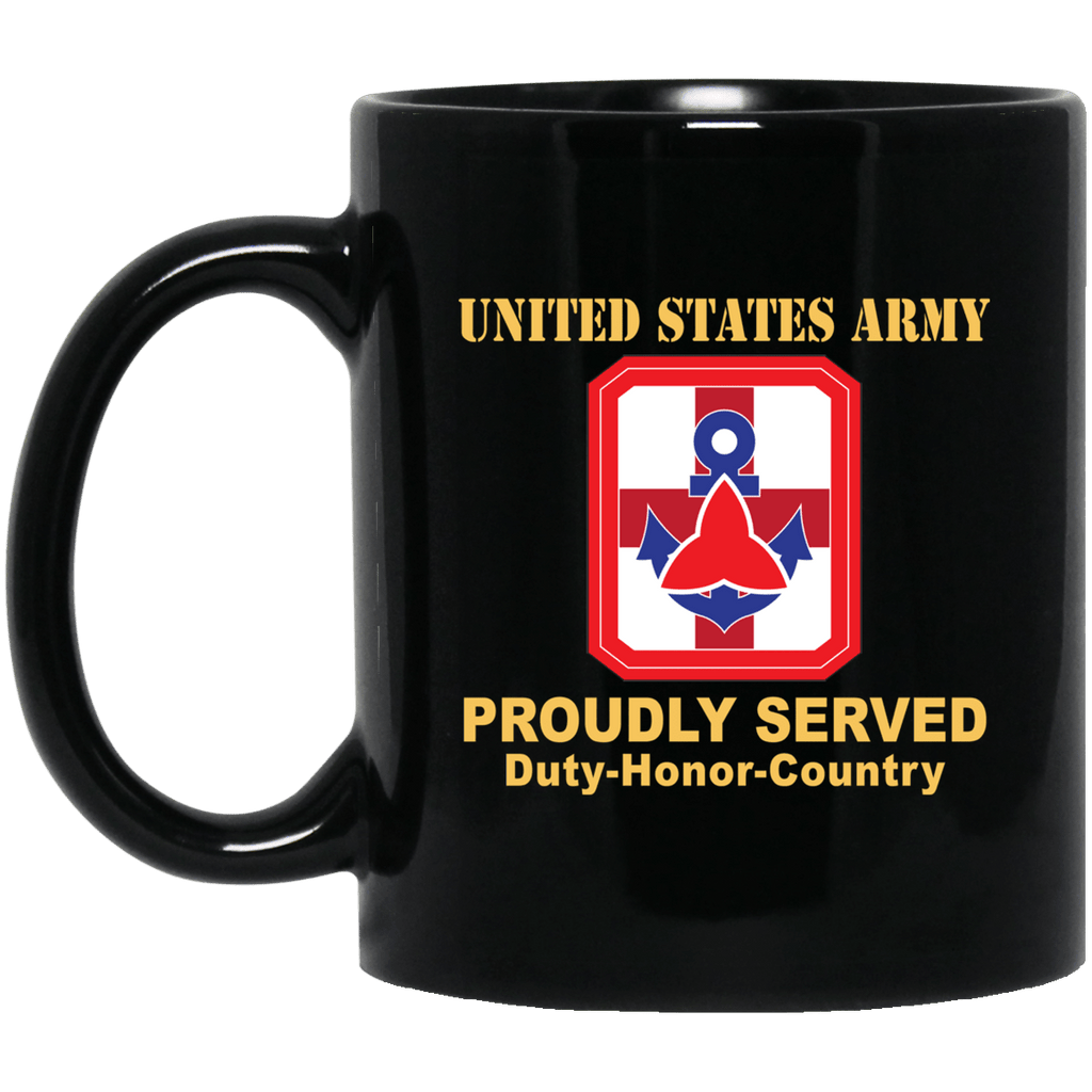 US ARMY 307TH MEDICAL BRIGADE- 11 oz - 15 oz Black Mug-Mug-Army-CSIB-Veterans Nation