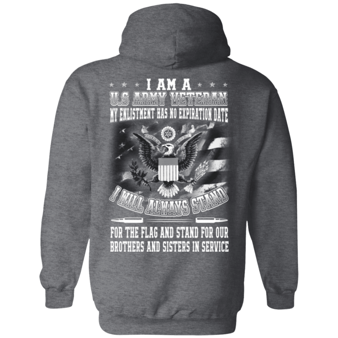 Military T-Shirt "I am A US Amry Veteran"-TShirt-General-Veterans Nation