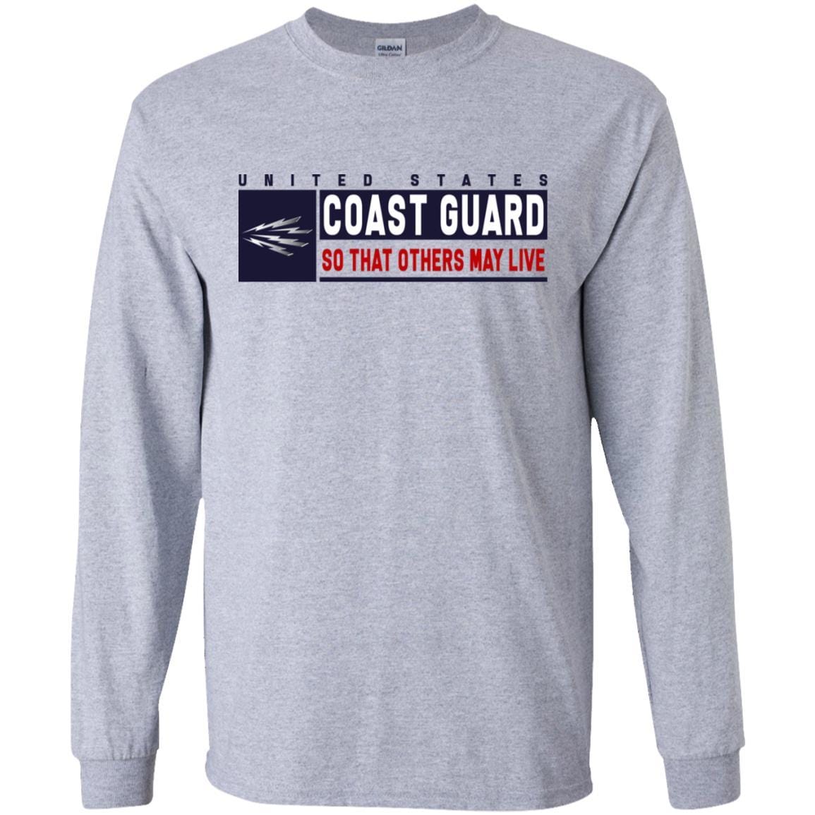 US Coast Guard Telecommunications Specialist TC Logo- So that others may live Long Sleeve - Pullover Hoodie-TShirt-USCG-Veterans Nation