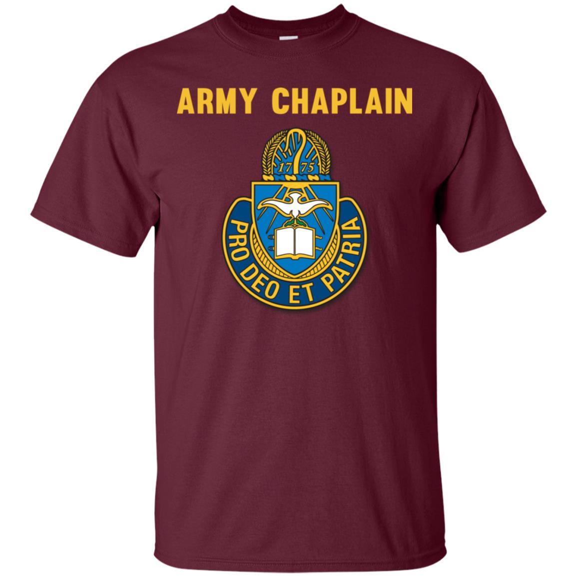 US Army Chaplain T-Shirt For Men On Front-TShirt-Army-Veterans Nation