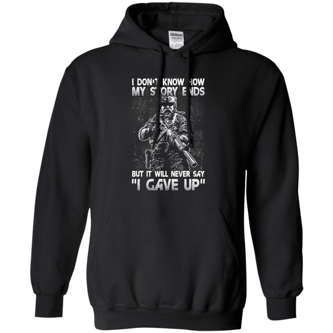 Military T-Shirt "I DON'T KNOW HOW MY STORY ENDS"-TShirt-General-Veterans Nation