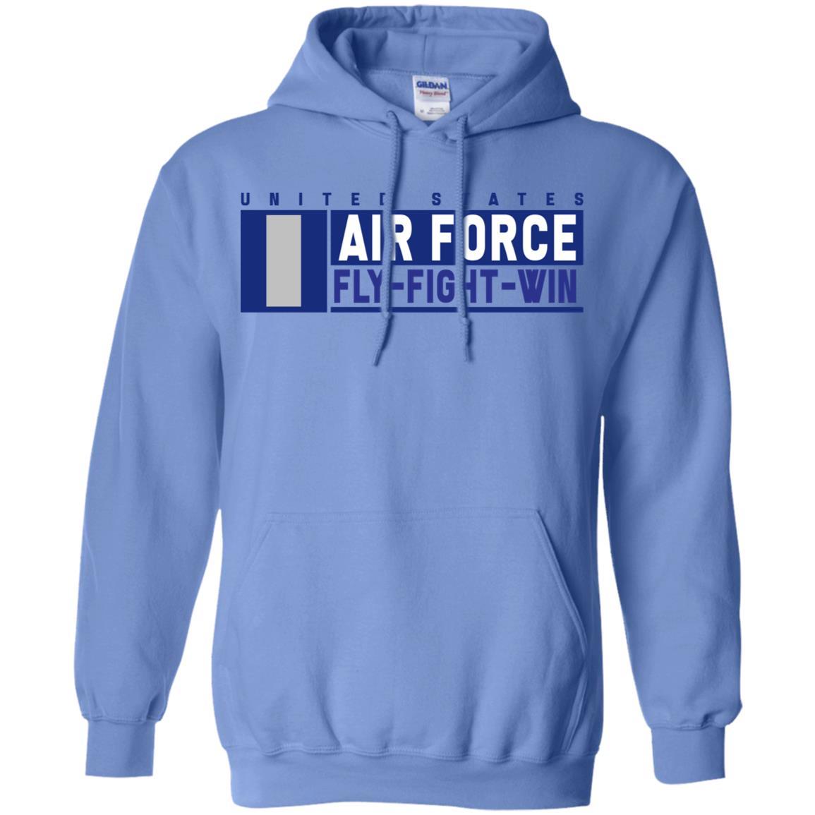 US Air Force O-2 First Lieutenant Fly - Fight - Win Long Sleeve - Pullover Hoodie-TShirt-USAF-Veterans Nation