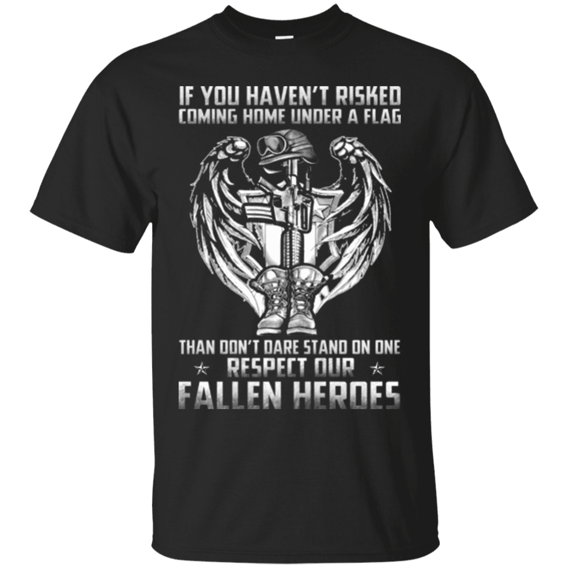 Military T-Shirt "Fallen Heroes"-TShirt-General-Veterans Nation