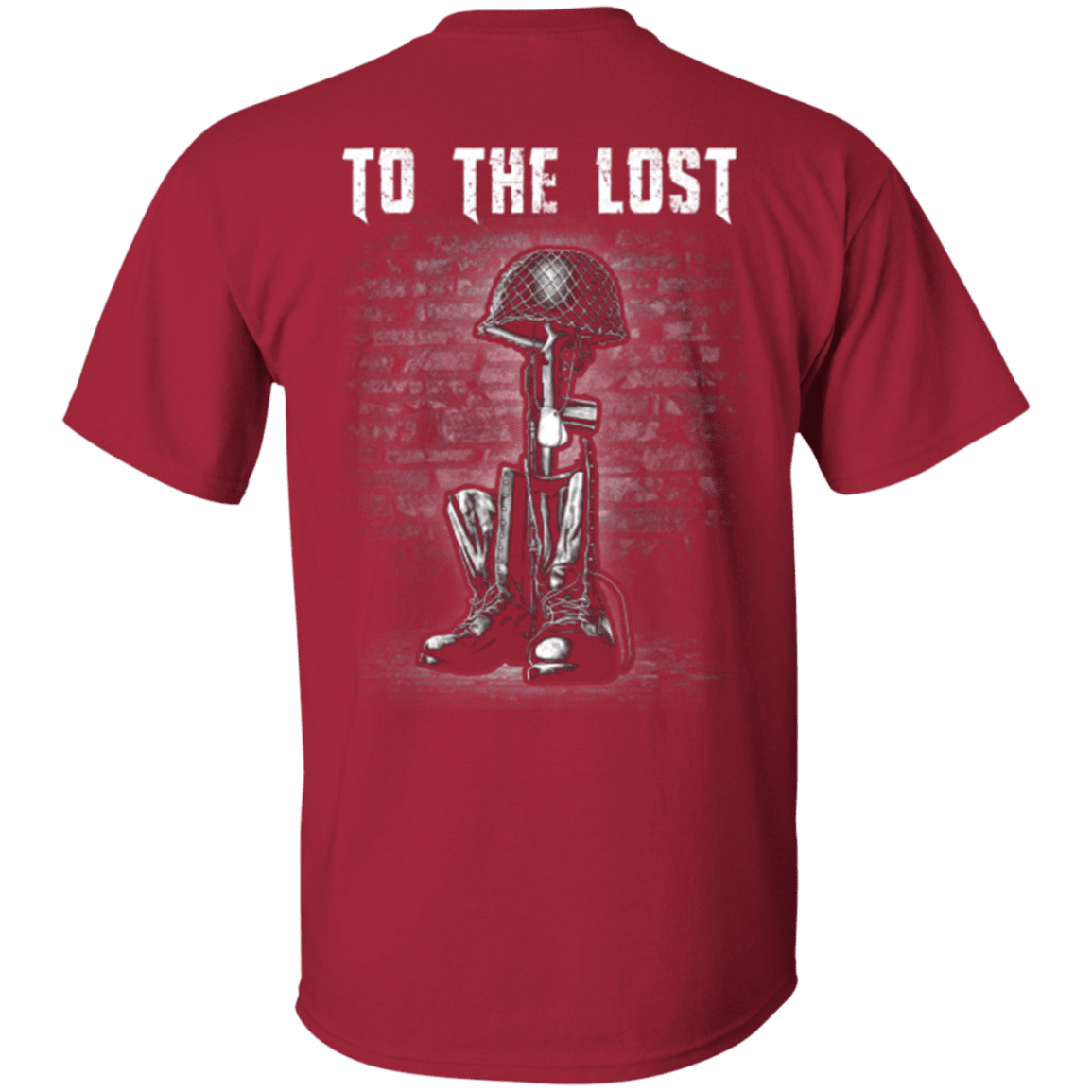 Military T-Shirt "To The Lost - Veteran"-TShirt-General-Veterans Nation