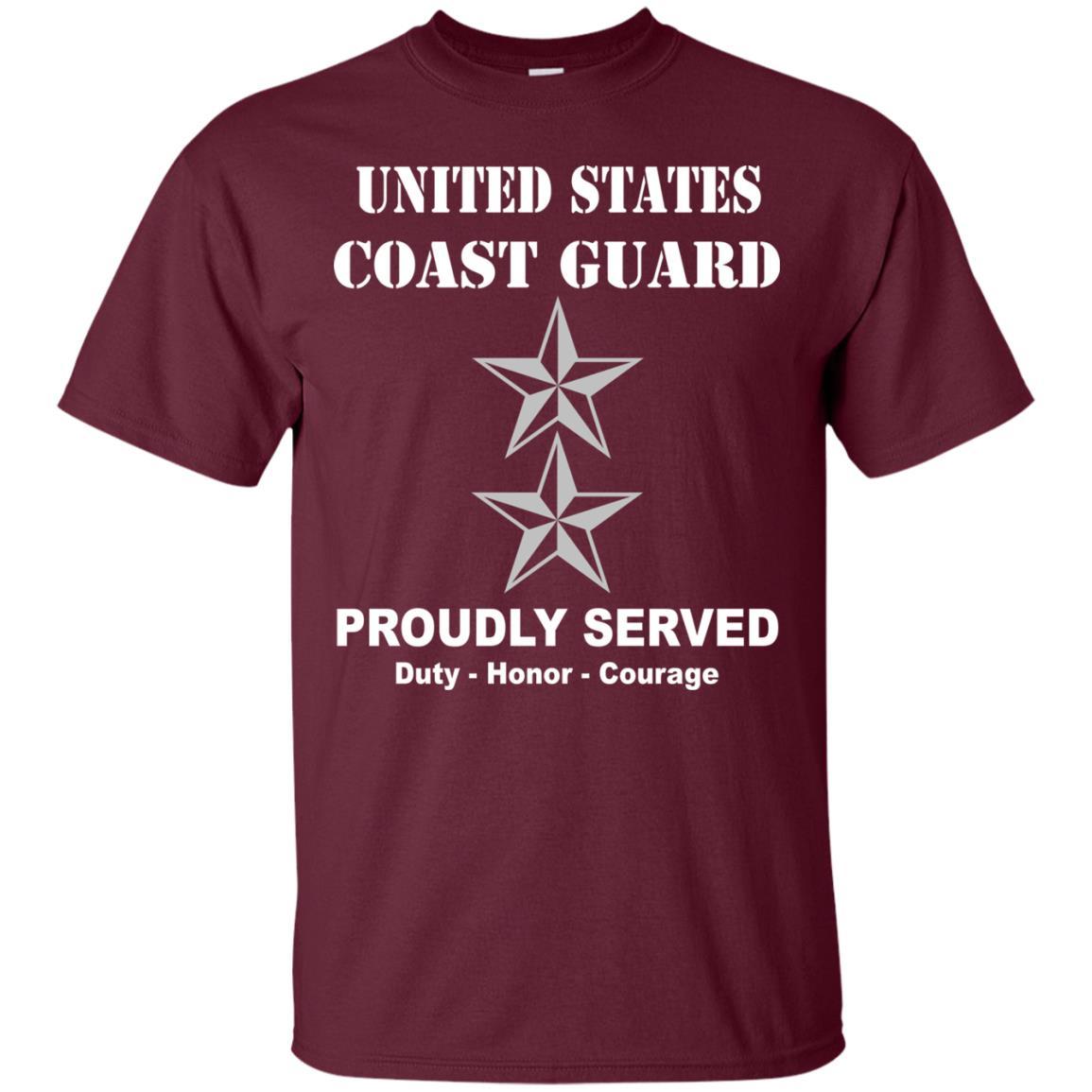 US Coast Guard O-8 Rear Admiral O8 RADM Flag Officer Men Front USCG T Shirt-TShirt-USCG-Veterans Nation