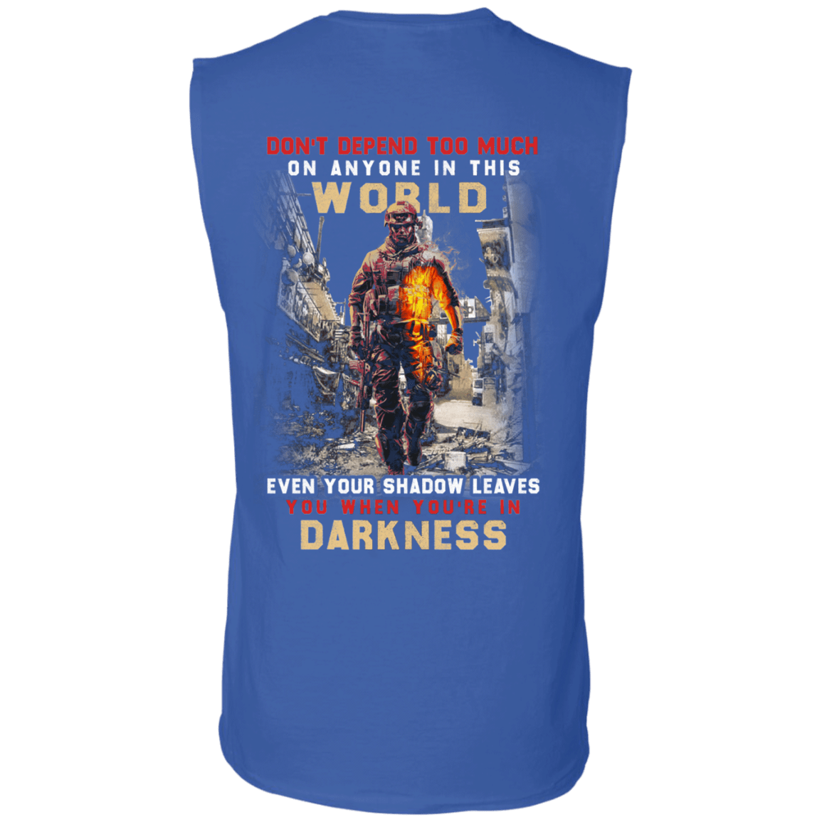 Military T-Shirt "Darkness Veteran"-TShirt-General-Veterans Nation