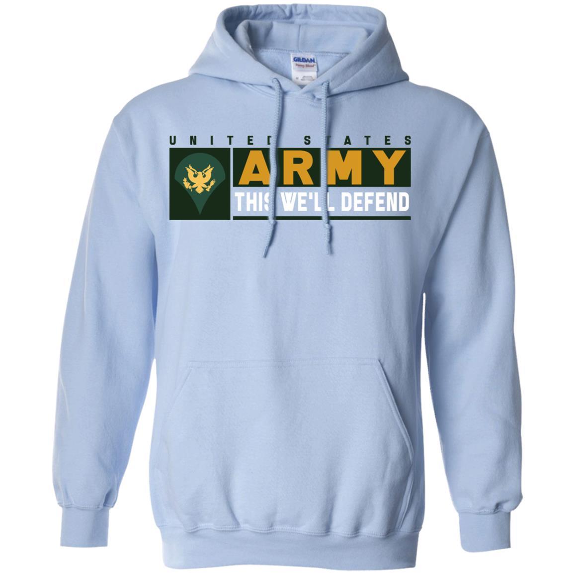 US Army E-4 SPC This We Will Defend Long Sleeve - Pullover Hoodie-TShirt-Army-Veterans Nation