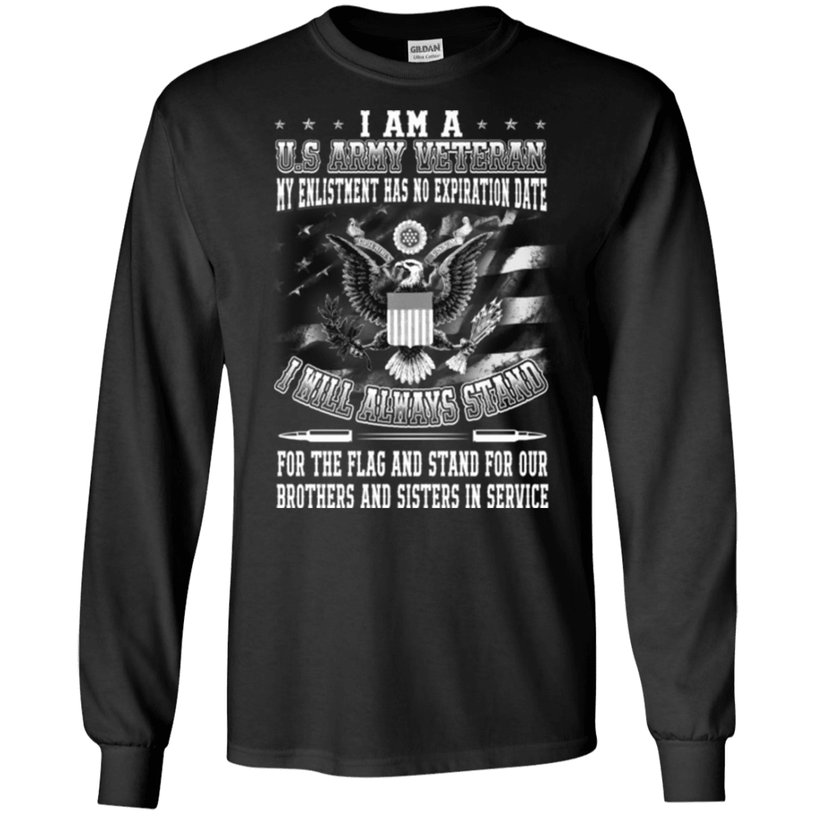 Military T-Shirt "I am A US Amry Veteran"-TShirt-General-Veterans Nation