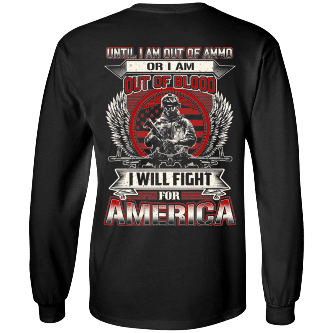 Military T-Shirt "Veteran - I Will Fire For America"-TShirt-General-Veterans Nation