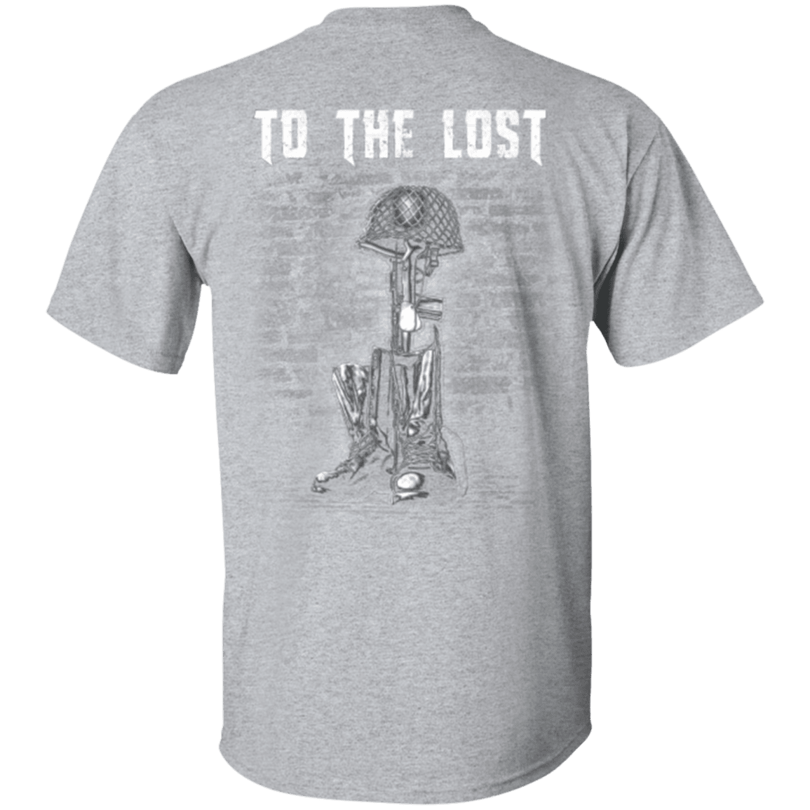 Military T-Shirt "To The Lost - Veteran"-TShirt-General-Veterans Nation