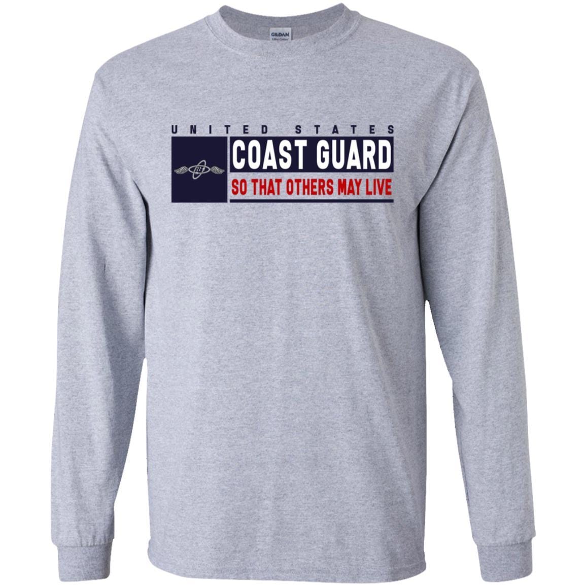 USCG AVIONICS ELECTRICAL TECHNICIAN AET Logo- So that others may live Long Sleeve - Pullover Hoodie-TShirt-USCG-Veterans Nation