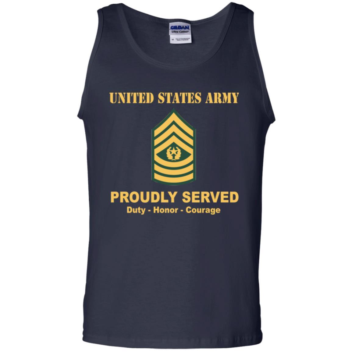 US Army E-9 Command Sergeant Major E9 CSM Noncommissioned Officer Ranks Men Front Shirt US Army Rank-TShirt-Army-Veterans Nation