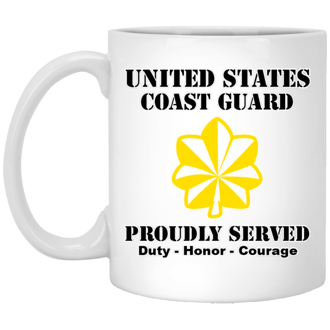 US Coast Guard O-4 Lieutenant Commander O4 LCDR Junior Officer Ranks White Coffee Mug - Stainless Travel Mug-Mug-USCG-Officer-Veterans Nation