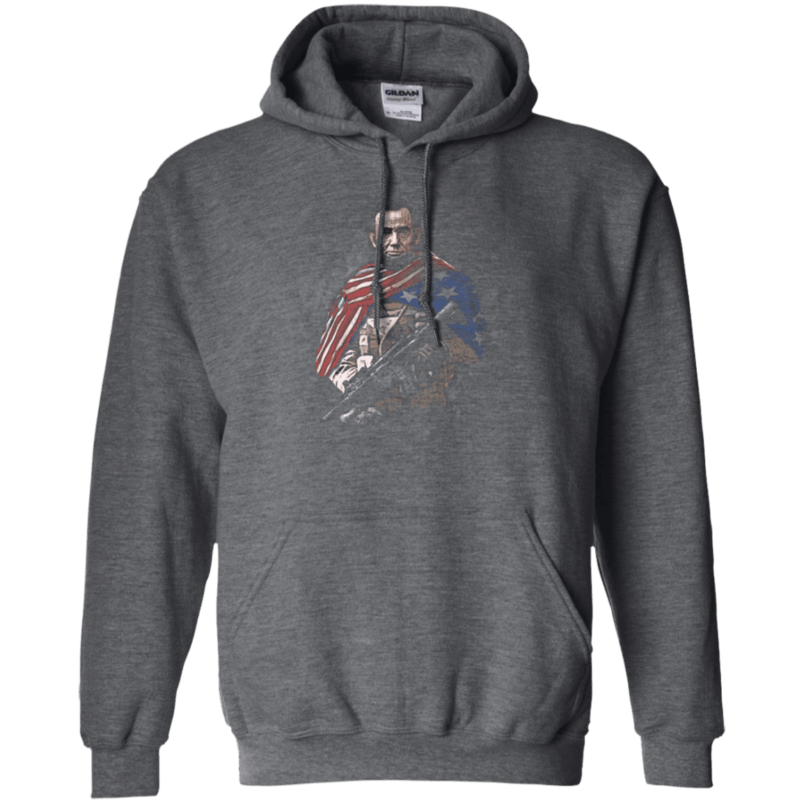 Military T-Shirt "Abraham Lincoln Soldier Presidents"-TShirt-General-Veterans Nation