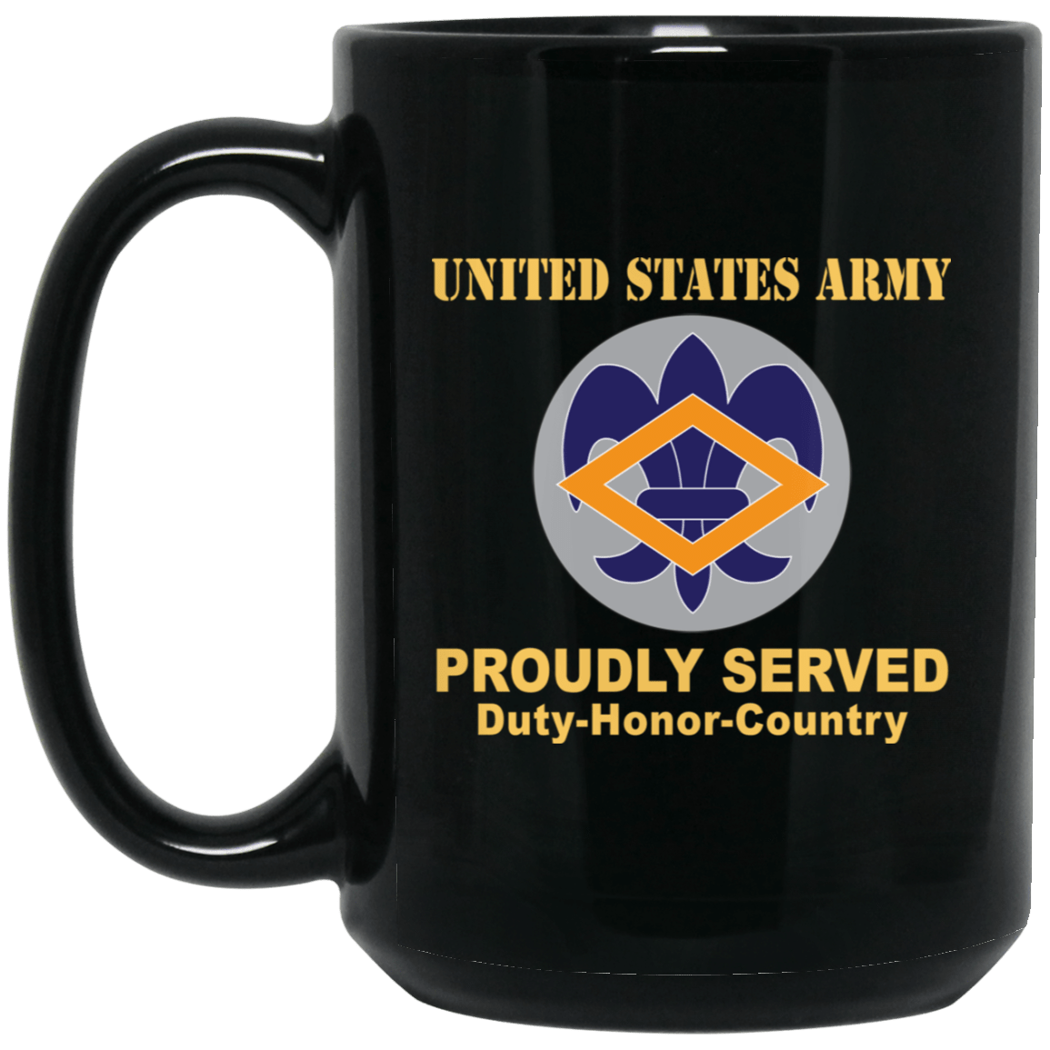 US ARMY 336TH FINANCE CENTER- 11 oz - 15 oz Black Mug-Mug-Army-CSIB-Veterans Nation