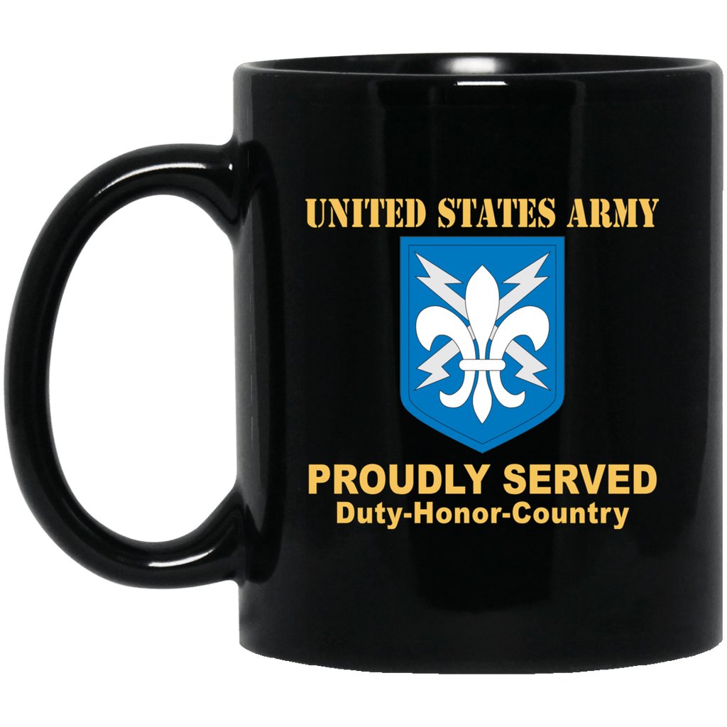 US ARMY 205TH MILITARY INTELLIGENCE BRIGADE- 11 oz - 15 oz Black Mug-Mug-Army-CSIB-Veterans Nation