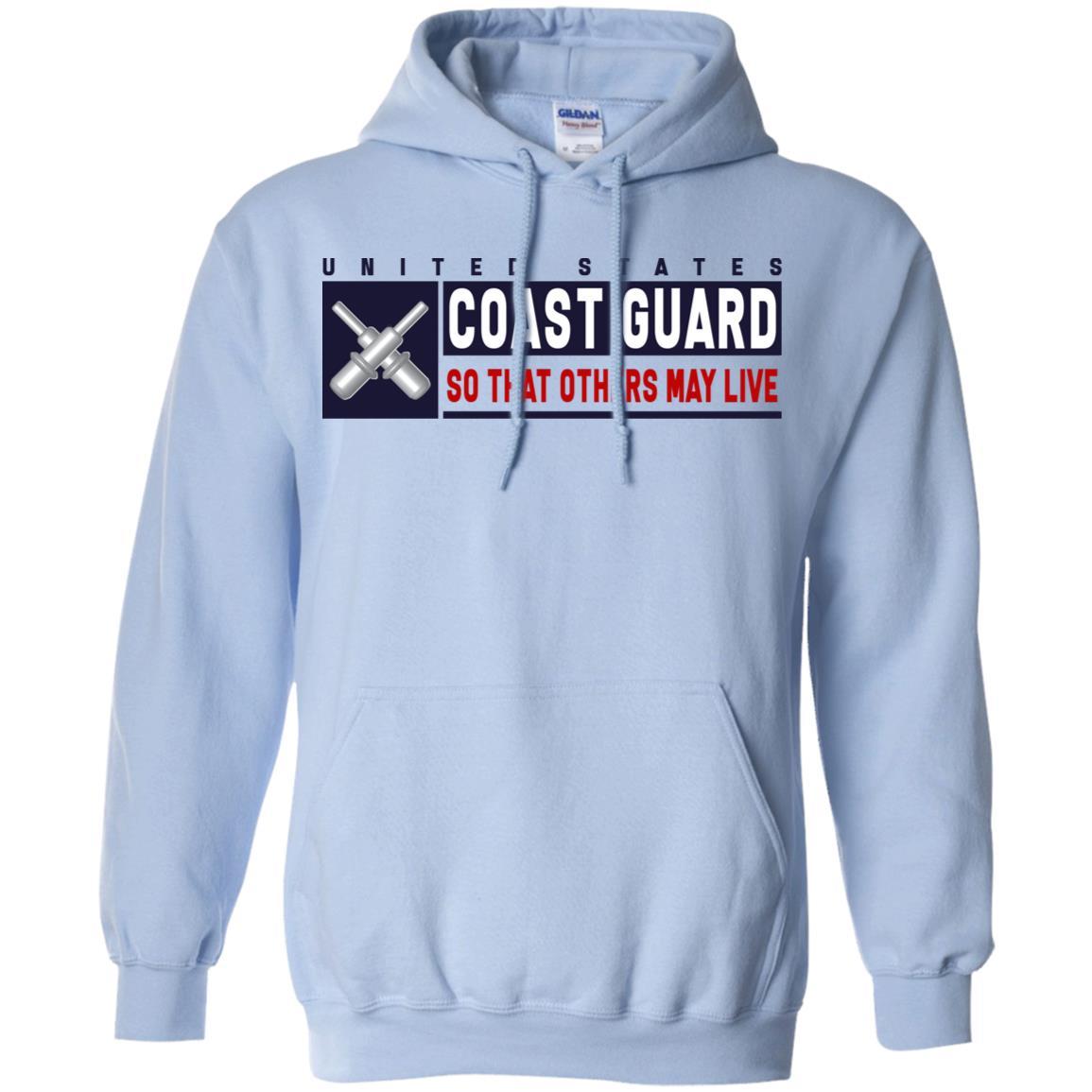 US Coast Guard Gunner's Mate GM Logo- So that others may live Long Sleeve - Pullover Hoodie-TShirt-USCG-Veterans Nation