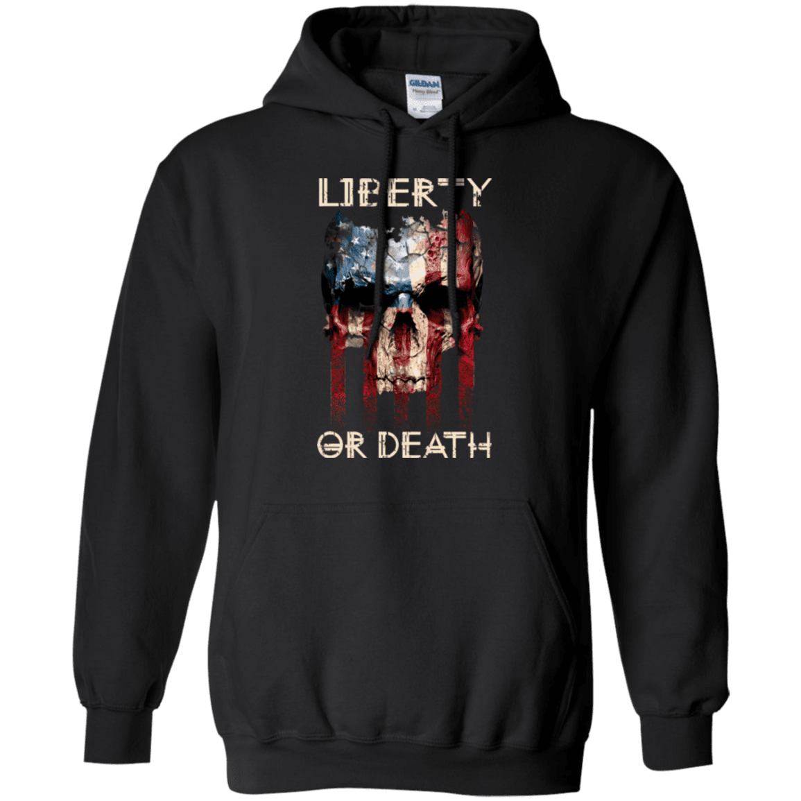 Military T-Shirt "LIBERTY OR DEATH"-TShirt-General-Veterans Nation