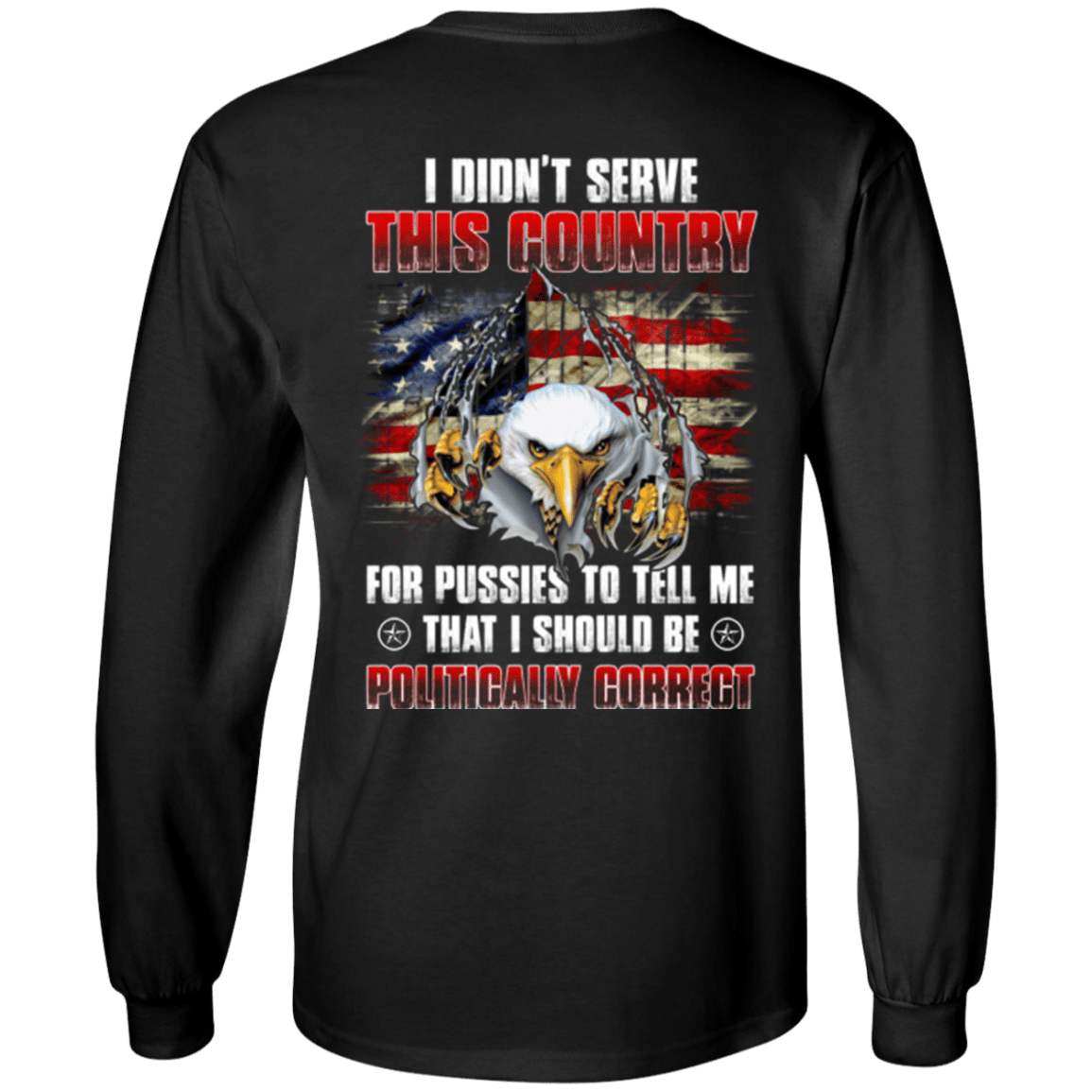 Military T-Shirt "Veteran - I Didn't Serve This Country"-TShirt-General-Veterans Nation