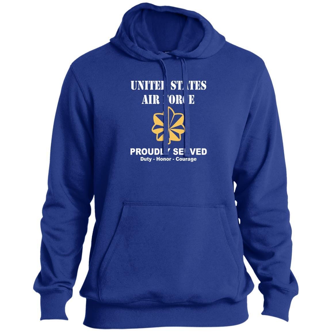 US Air Force O-4 Major Maj O4 Field Officer Ranks T shirt Sport-Tek Tall Pullover Hoodie - T-Shirt-TShirt-USAF-Veterans Nation