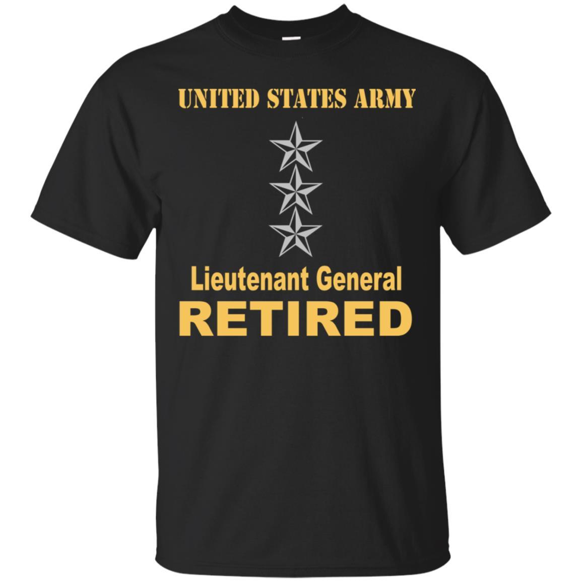 US Army O-9 Lieutenant General O9 LTG General Officer Retired Men T Shirt On Front-TShirt-Army-Veterans Nation