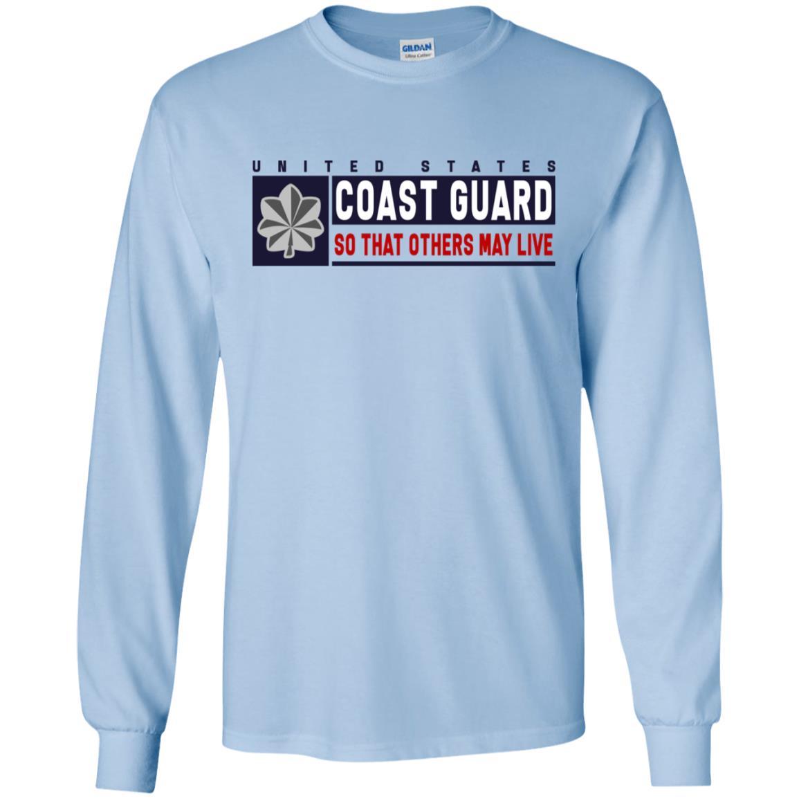 US Coast Guard O-5 Commander O5 CDR Senior So That Others May Live Long Sleeve - Pullover Hoodie-TShirt-USCG-Veterans Nation