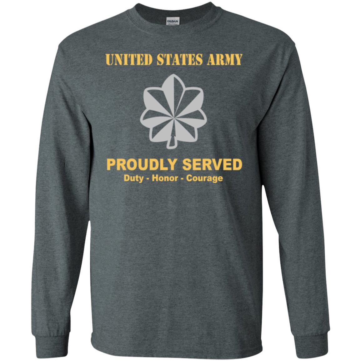 US Army O-5 Lieutenant Colonel O5 LTC Field Officer Ranks Men Front Shirt US Army Rank-TShirt-Army-Veterans Nation