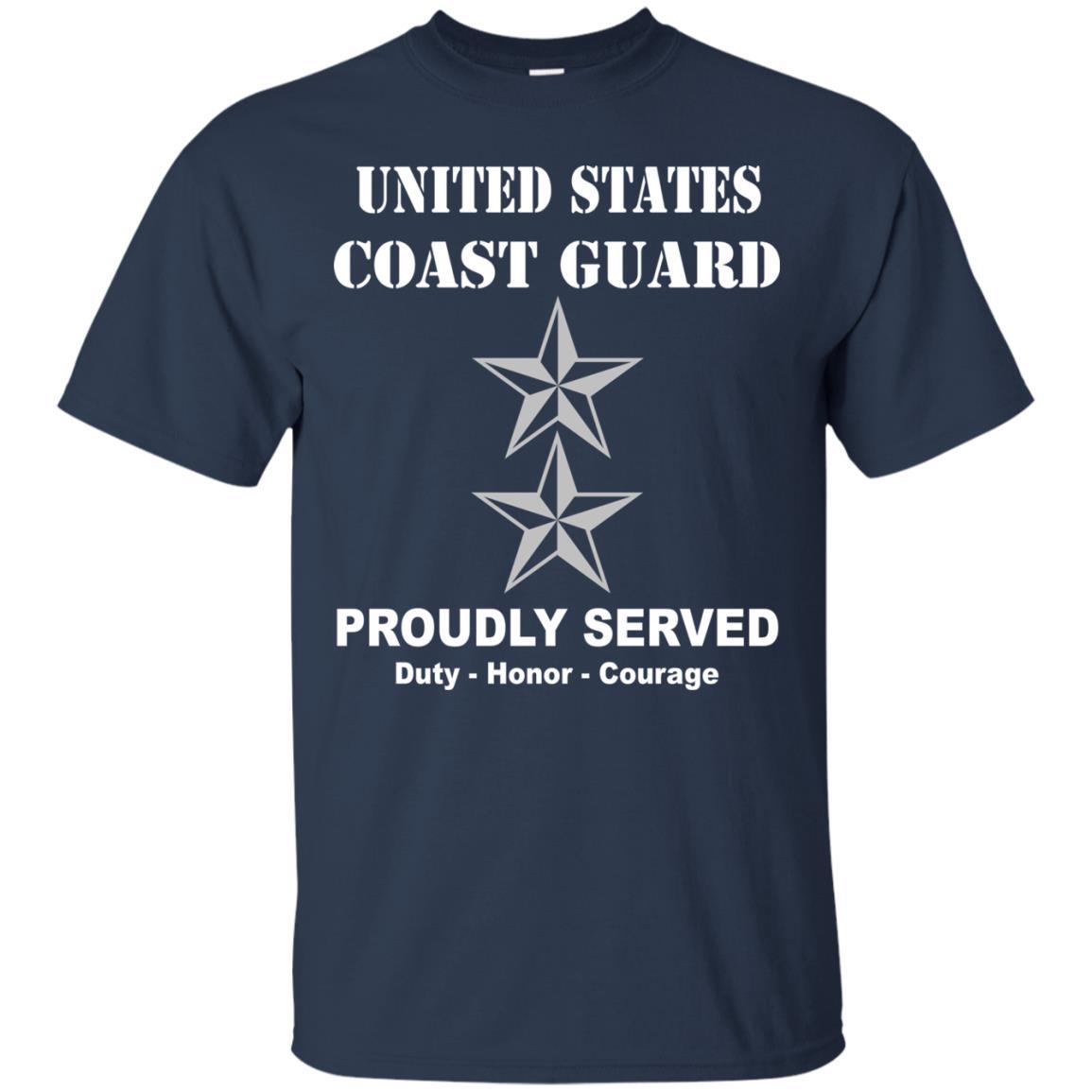 US Coast Guard O-8 Rear Admiral O8 RADM Flag Officer Men Front USCG T Shirt-TShirt-USCG-Veterans Nation