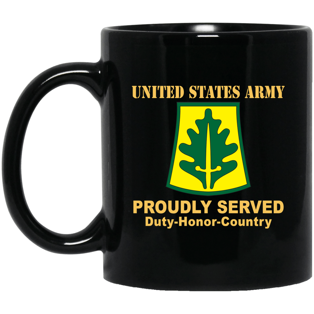 US ARMY 333RD MILITARY POLICE BRIGADE- 11 oz - 15 oz Black Mug-Mug-Army-CSIB-Veterans Nation