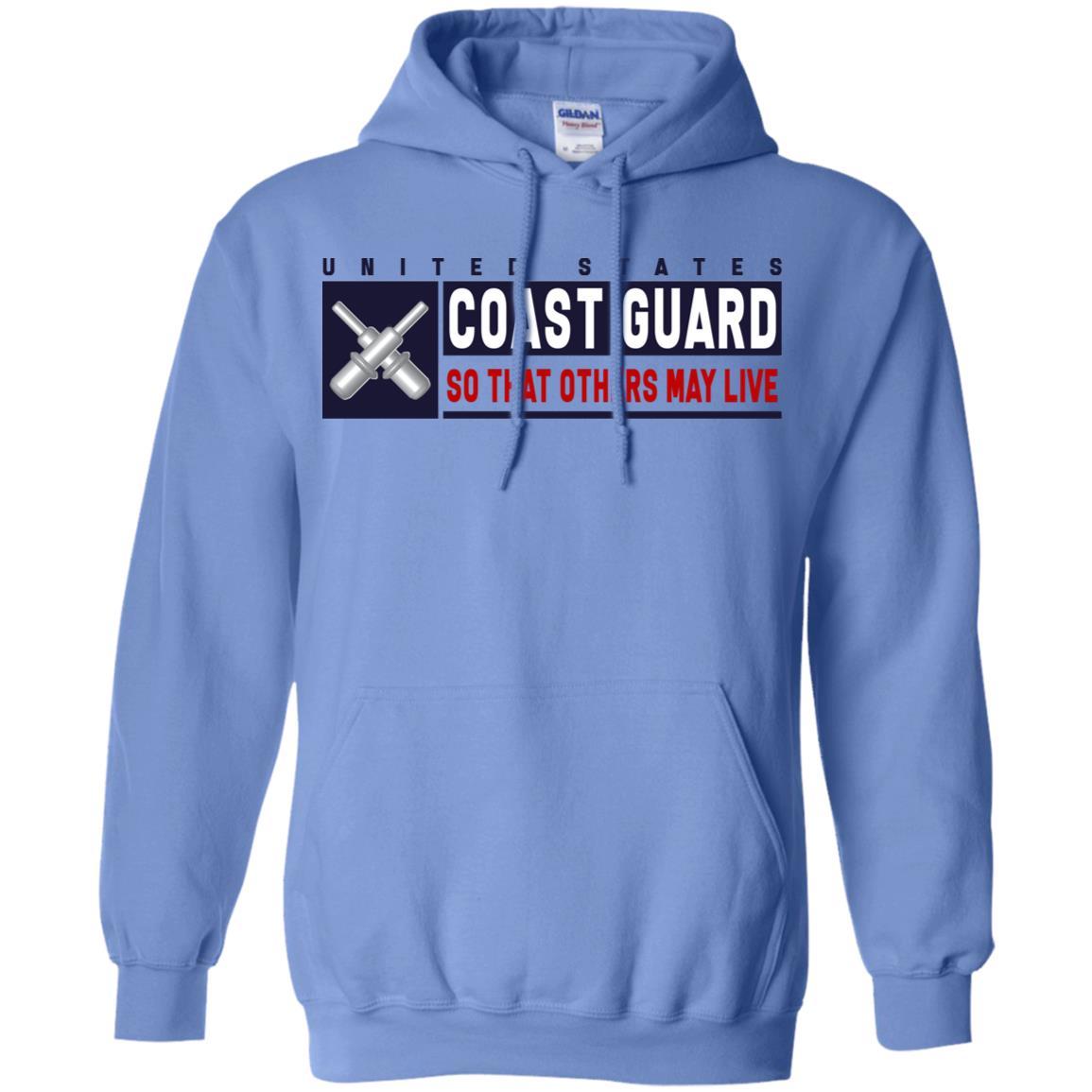 US Coast Guard Gunner's Mate GM Logo- So that others may live Long Sleeve - Pullover Hoodie-TShirt-USCG-Veterans Nation