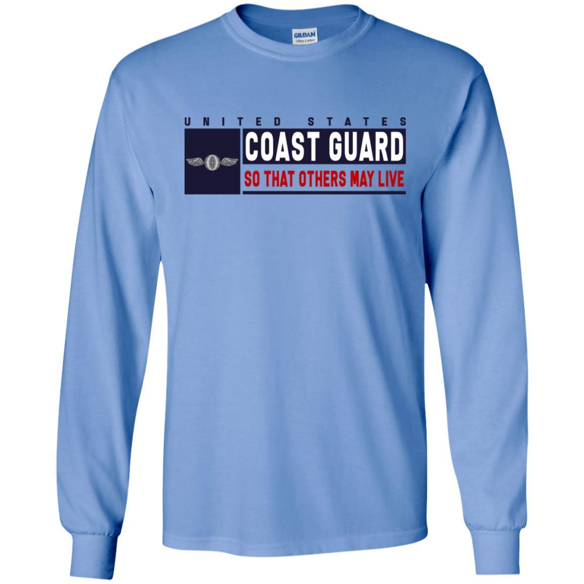 US Coast Guard Aviation Electricians Mate AE Logo- So that others may live Long Sleeve - Pullover Hoodie-TShirt-USCG-Veterans Nation