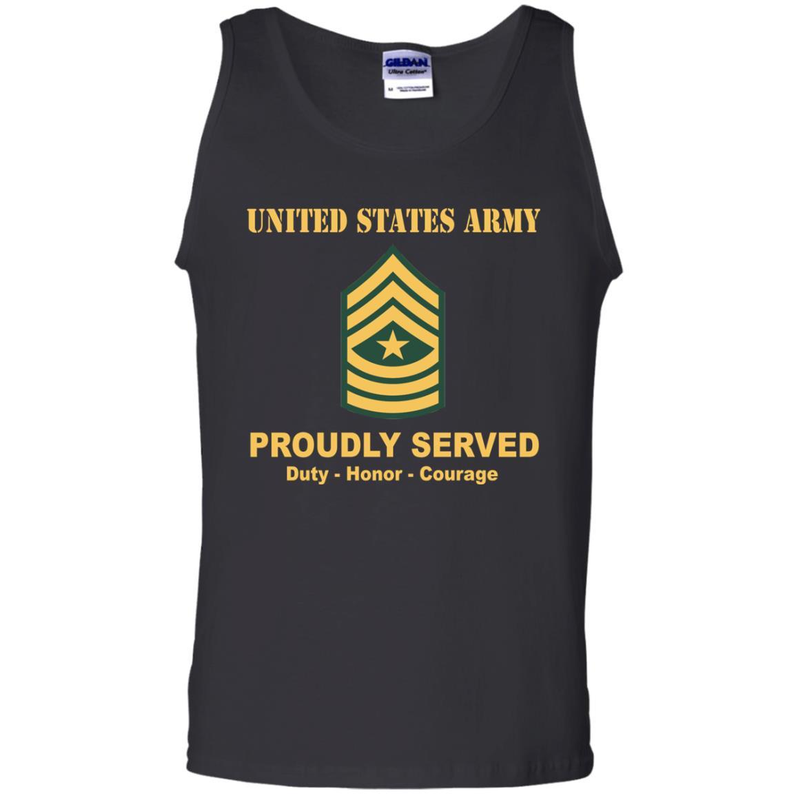 US Army E-9 Sergeant Major E9 SGM Noncommissioned Officer Ranks Men Front Shirt US Army Rank-TShirt-Army-Veterans Nation