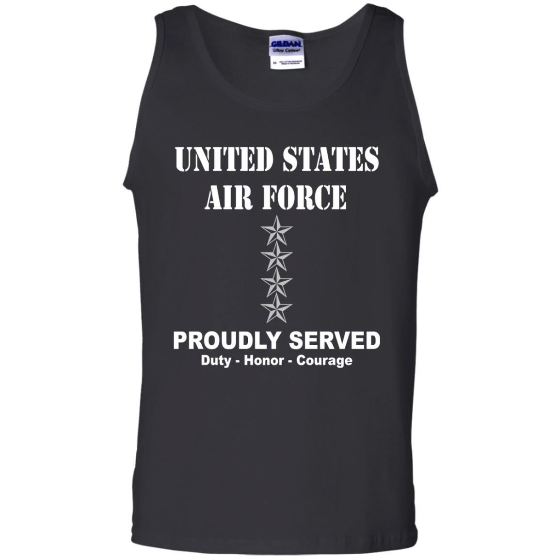 US Air Force O-10 General Gen O10 General Officer Ranks Men Front T Shirt For Air Force-TShirt-USAF-Veterans Nation