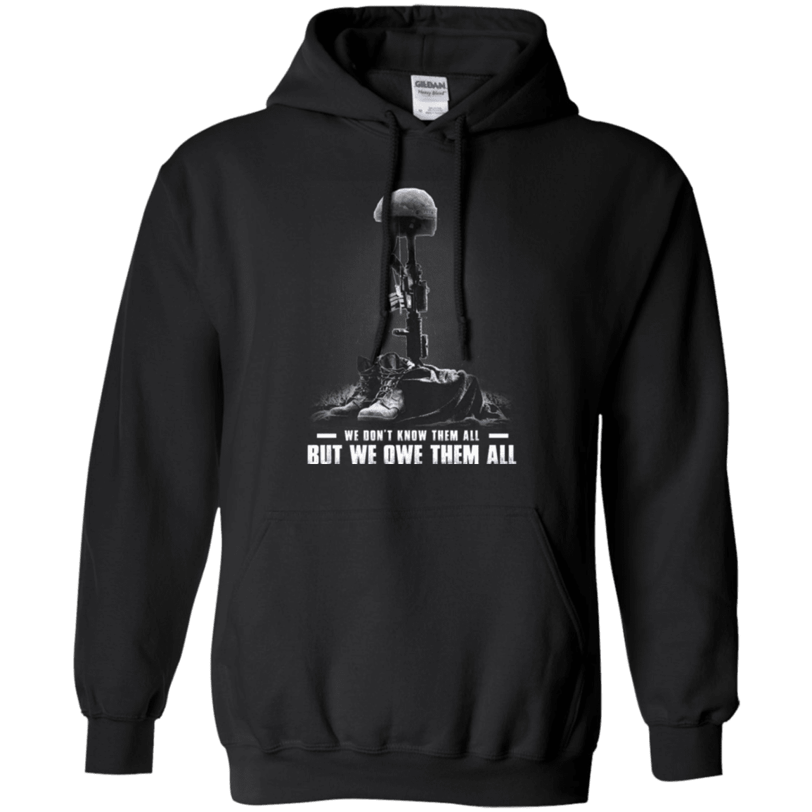 Military T-Shirt "We Owe Them All"-TShirt-General-Veterans Nation