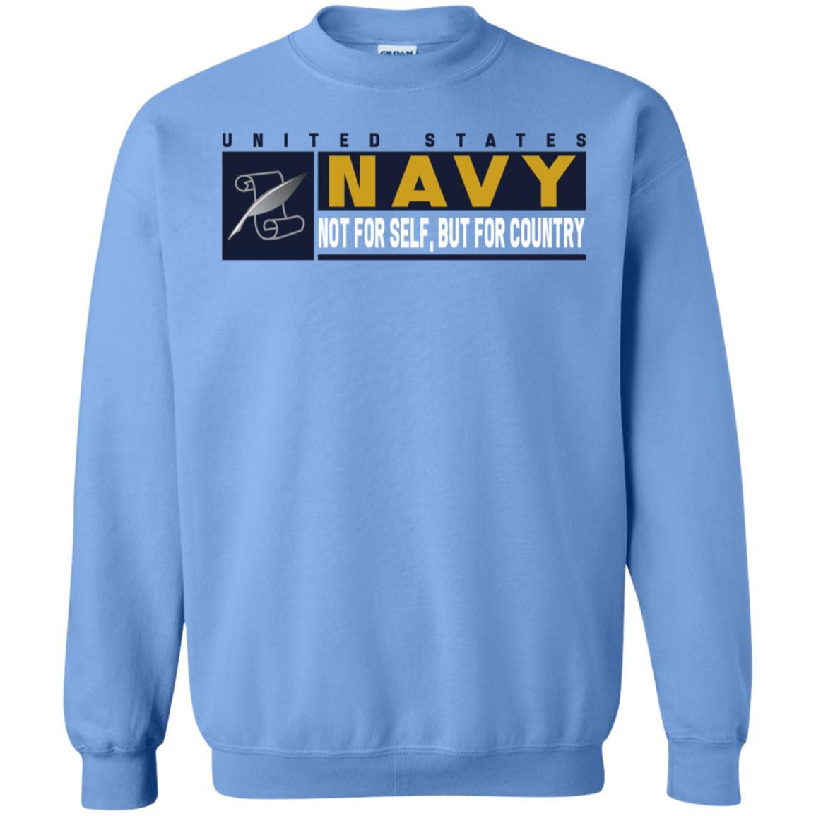 Navy Journalist Navy JO- Not for self Long Sleeve - Pullover Hoodie-TShirt-Navy-Veterans Nation