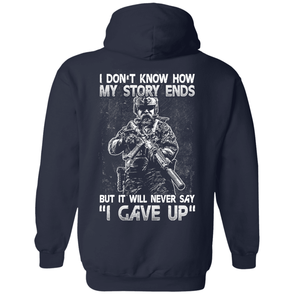 Military T-Shirt "Veteran - I Don't Know How My Story Ends"-TShirt-General-Veterans Nation