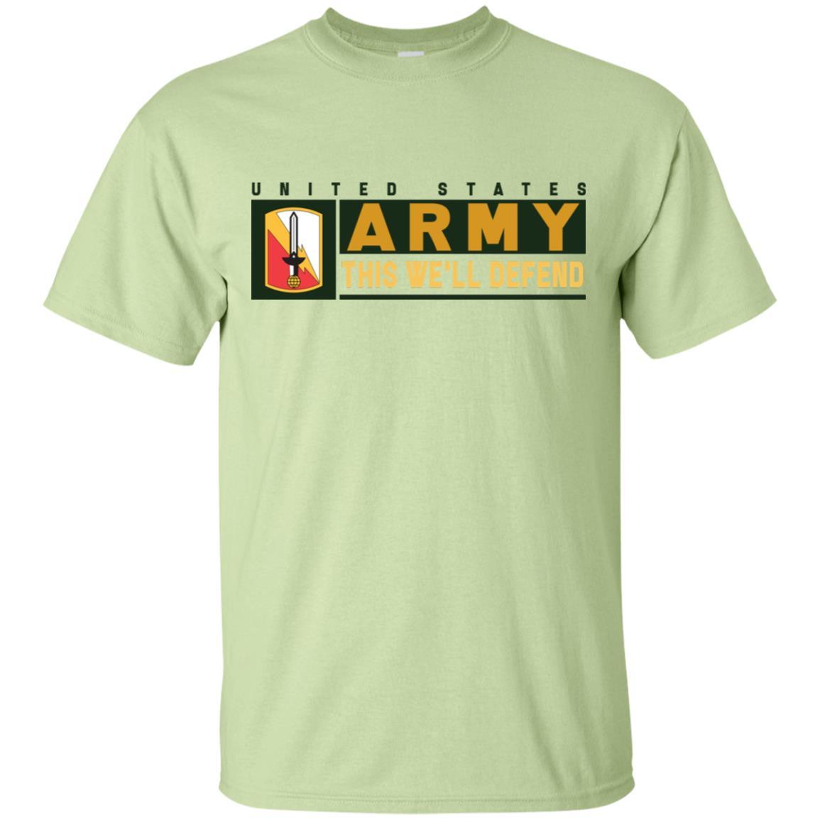 US Army 21ST SIGNAL BRIGADE- This We'll Defend T-Shirt On Front For Men-TShirt-Army-Veterans Nation