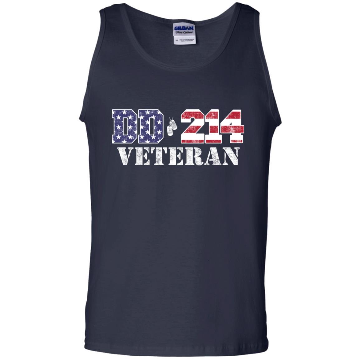 T-Shirt "DD 214 Army Veteran" On Front-TShirt-Army-Veterans Nation