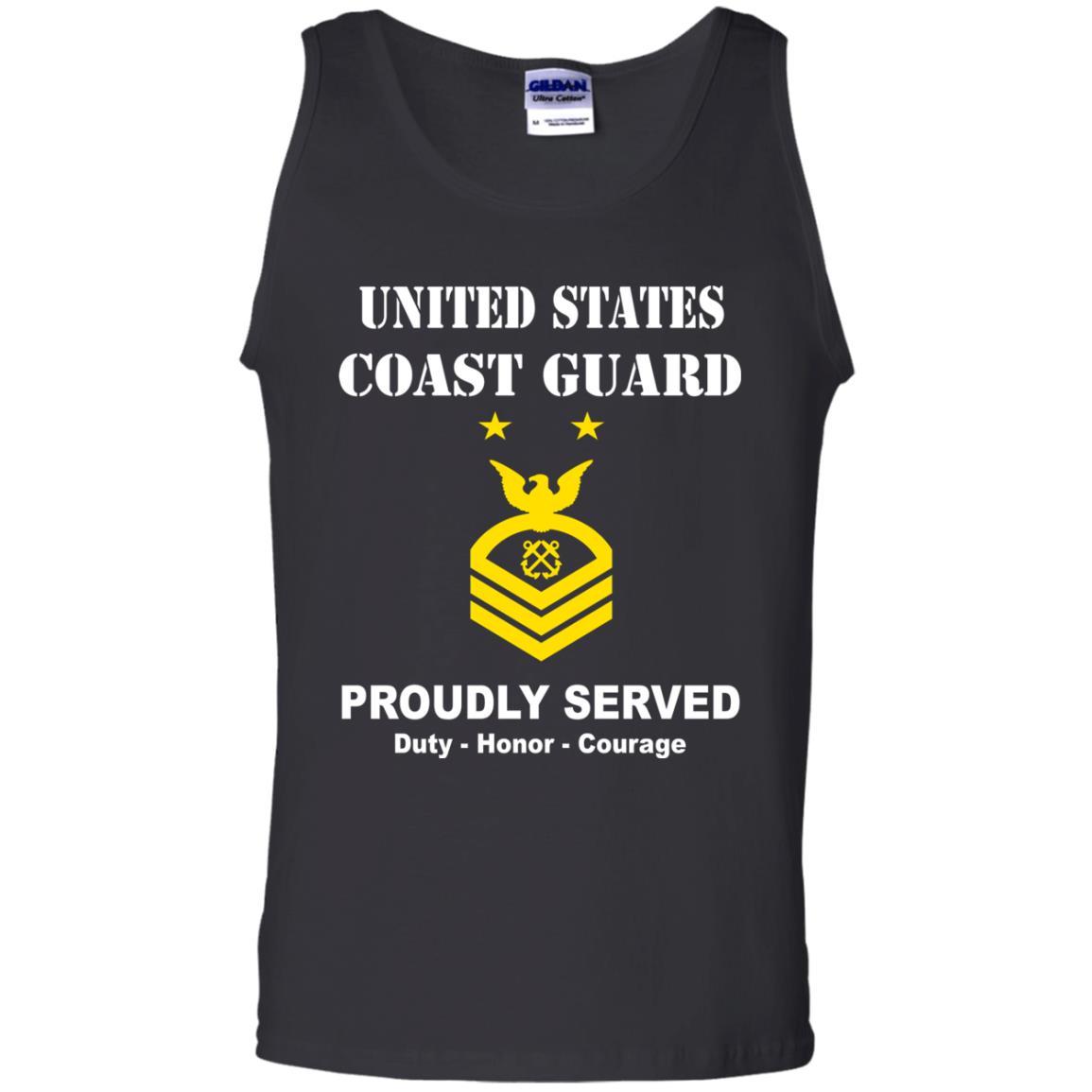 US Coast Guard E-9 Master Chief Petty Officer E9 MCPO Chief Petty Officer Men Front USCG T Shirt-TShirt-USCG-Veterans Nation