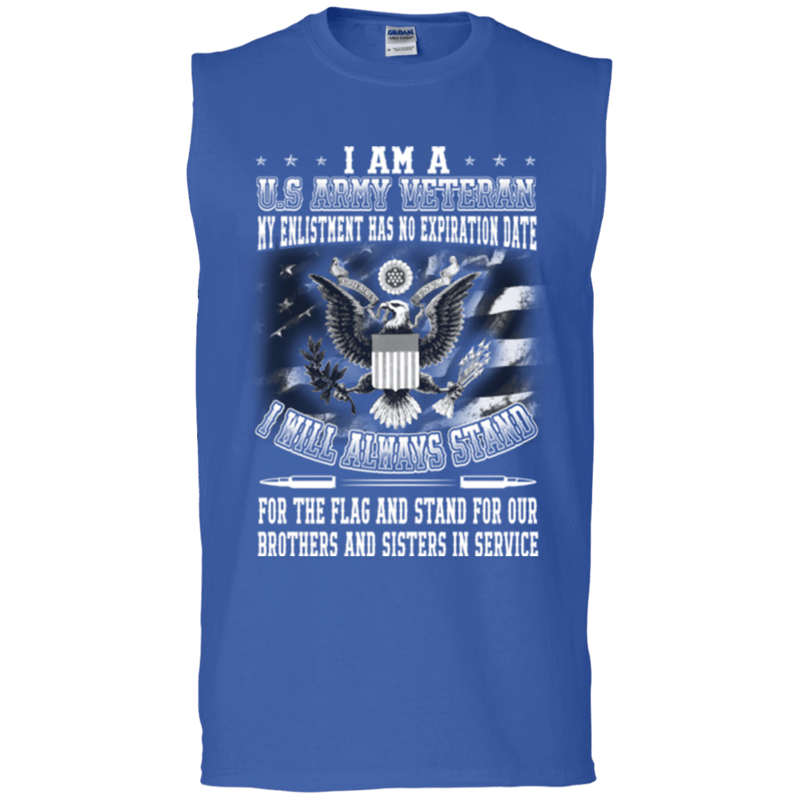 Military T-Shirt "I am A US Amry Veteran"-TShirt-General-Veterans Nation